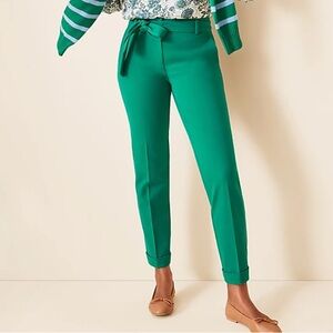 Loft Devin Tie Waist Slim Pants Size 10P